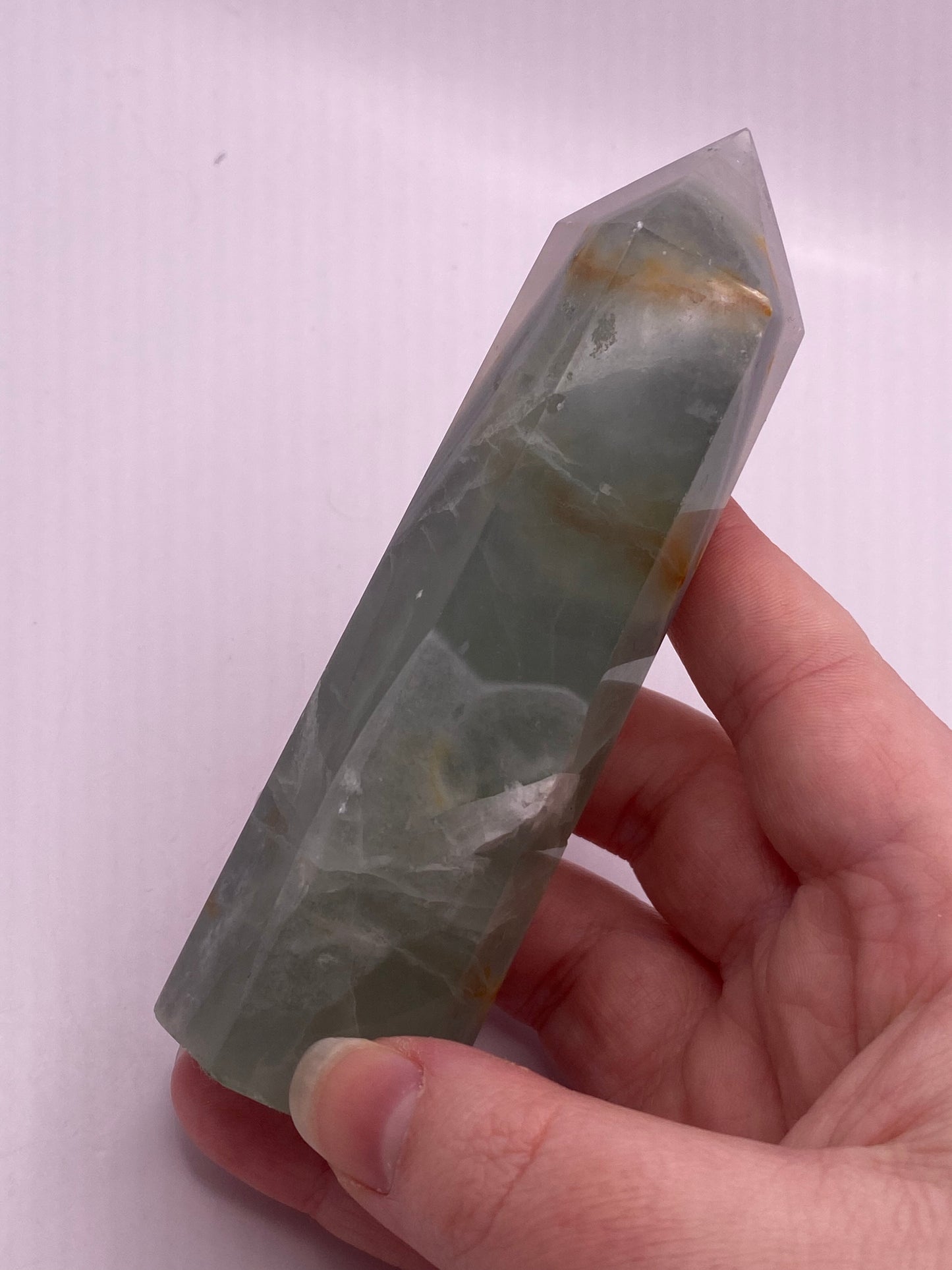 Large Green Fluorite Tower