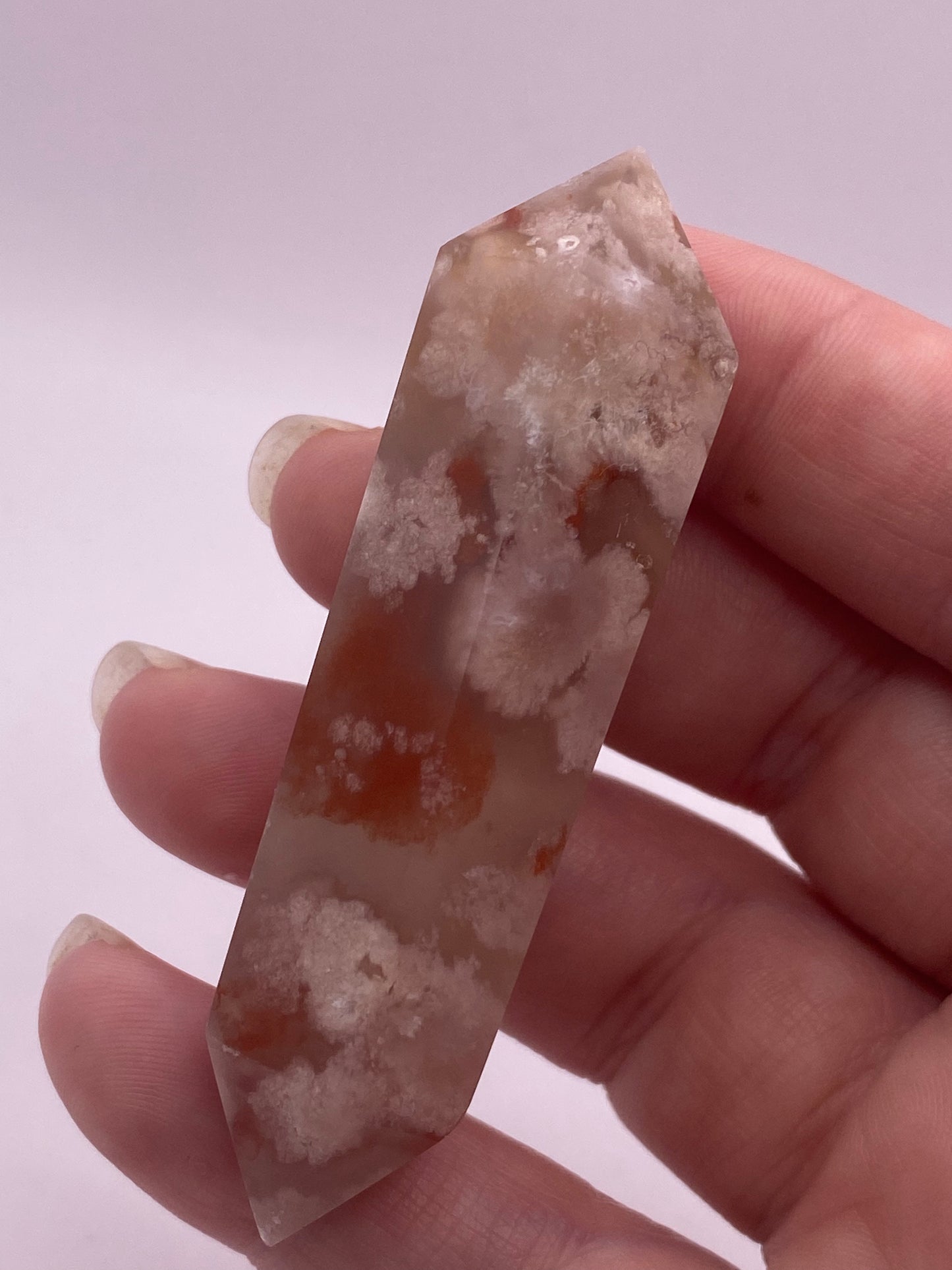 Druzey carnelian flower agate DT