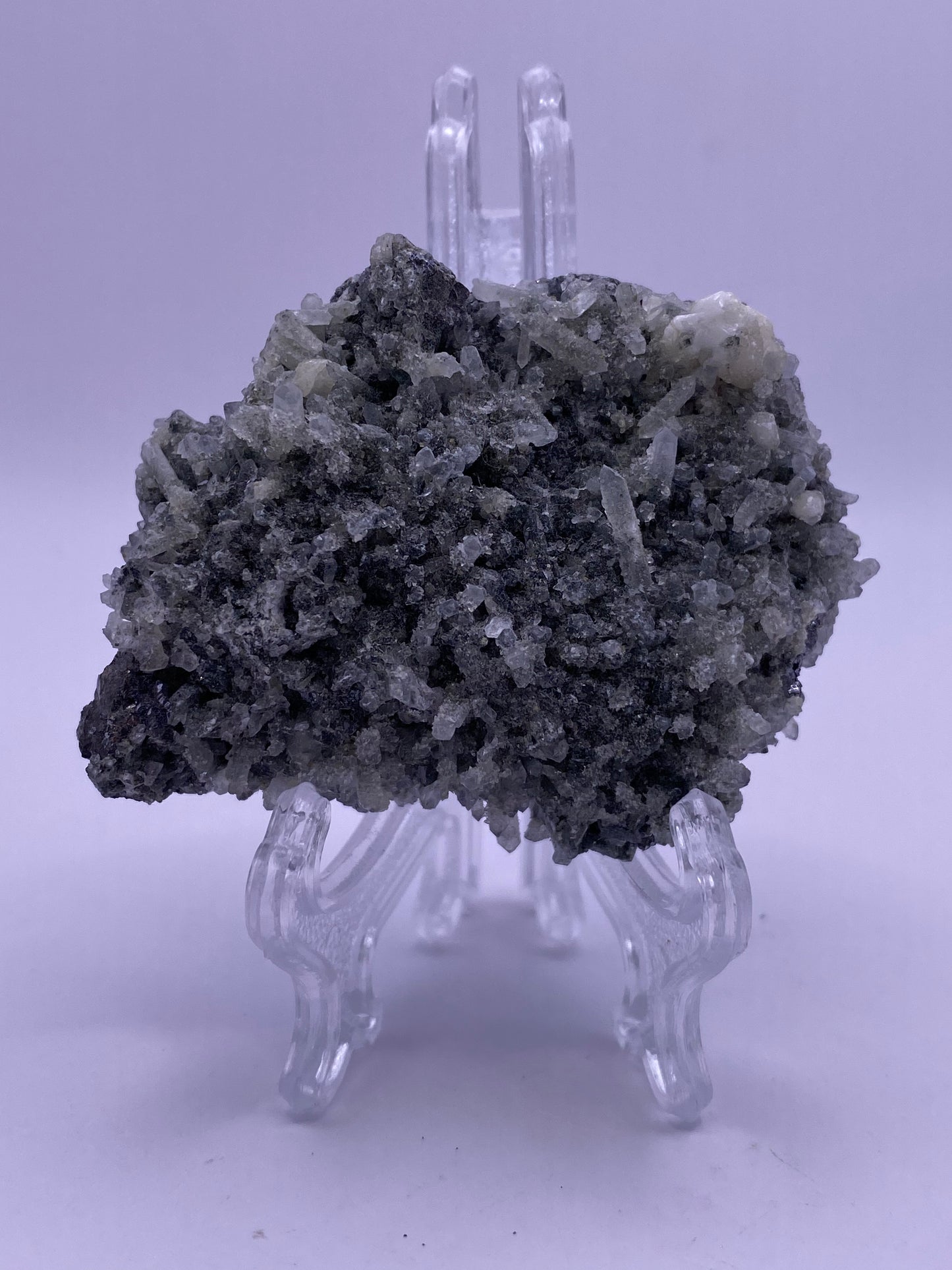 Sugar Quartz, Galena and Pyrite Cluster