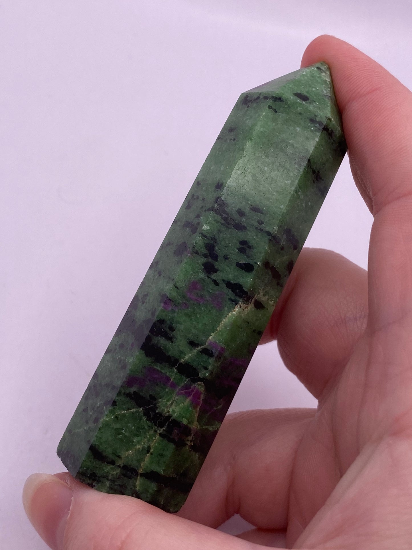 Ruby Zoisite Crystal Tower