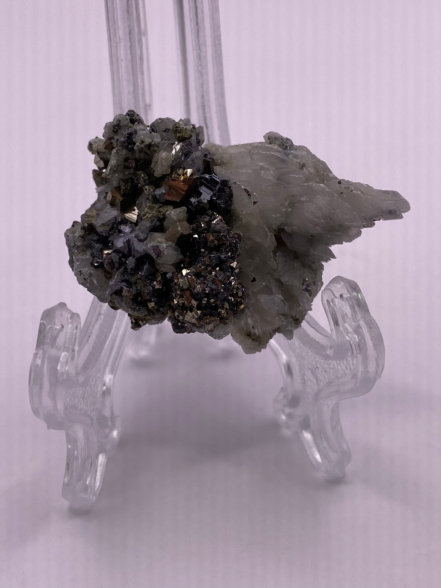 Calcite, Pyrite and Galena Cluster