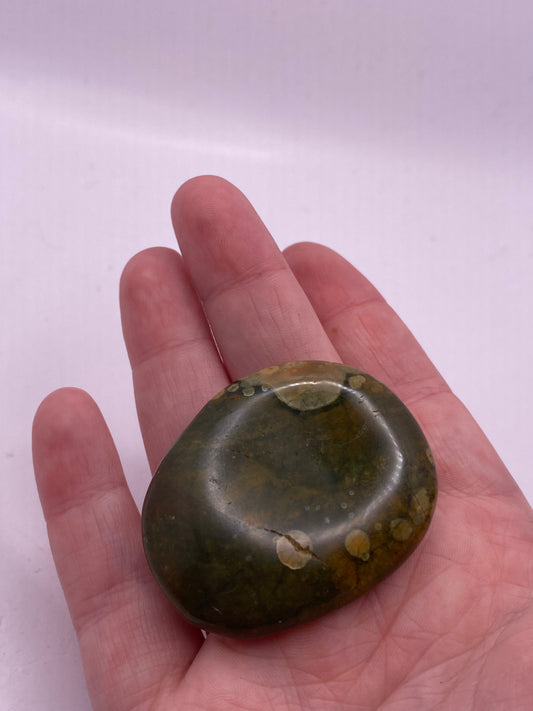 Rainforest Jasper Palmstone worrystone