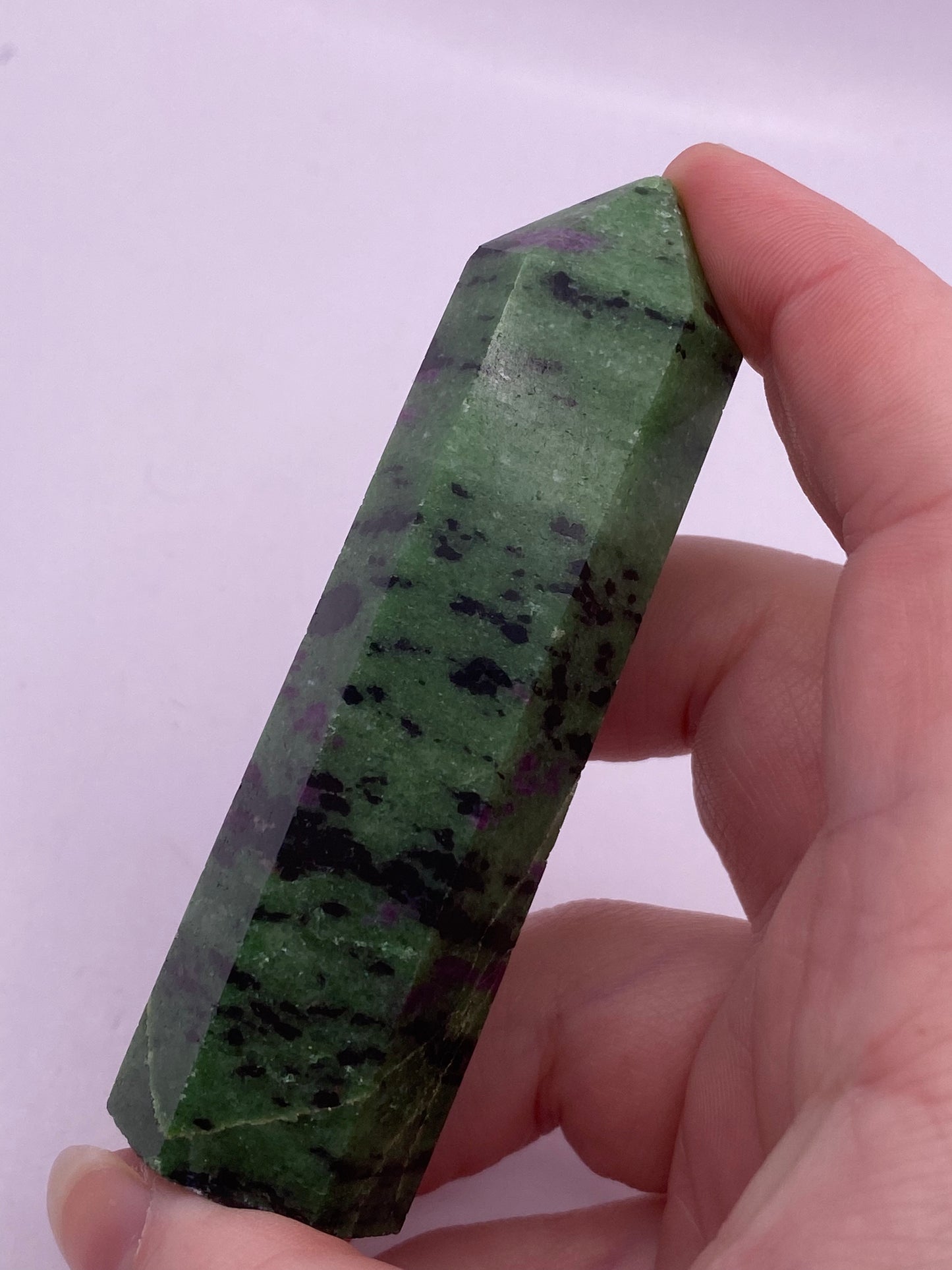 Ruby Zoisite Crystal Tower