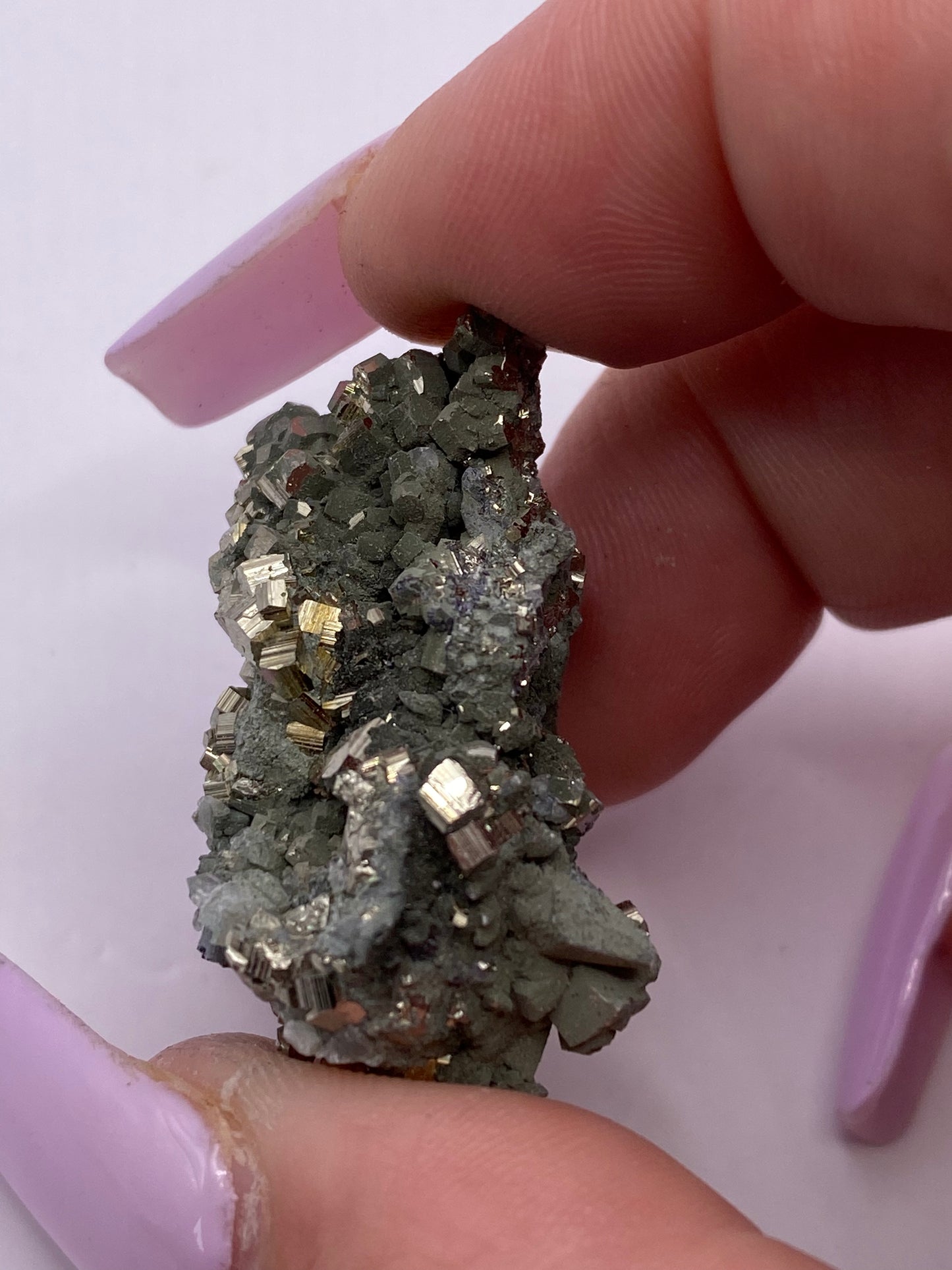 Pyrite, Calcite and Quartz Cluster