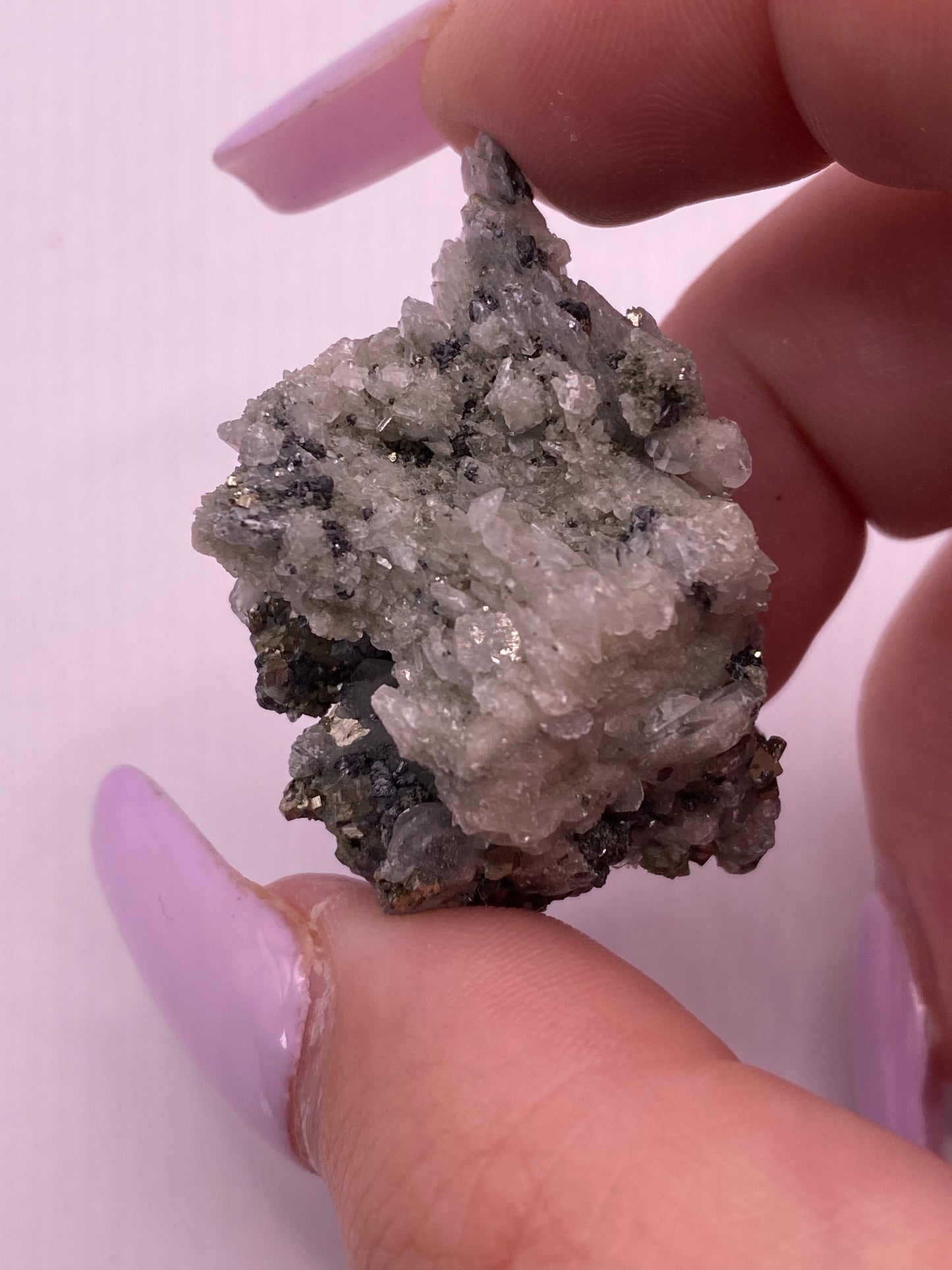 Calcite, Pyrite and Galena Cluster