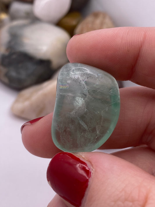 Green Fluorite Tumble