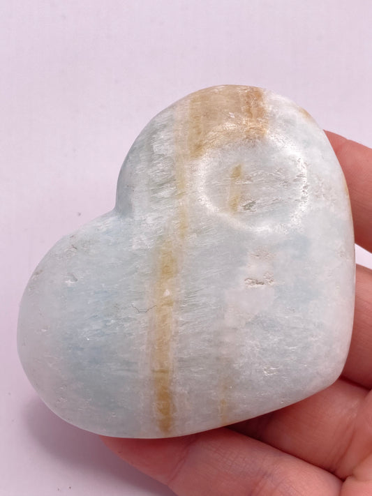 Caribbean Calcite Crystal Heart