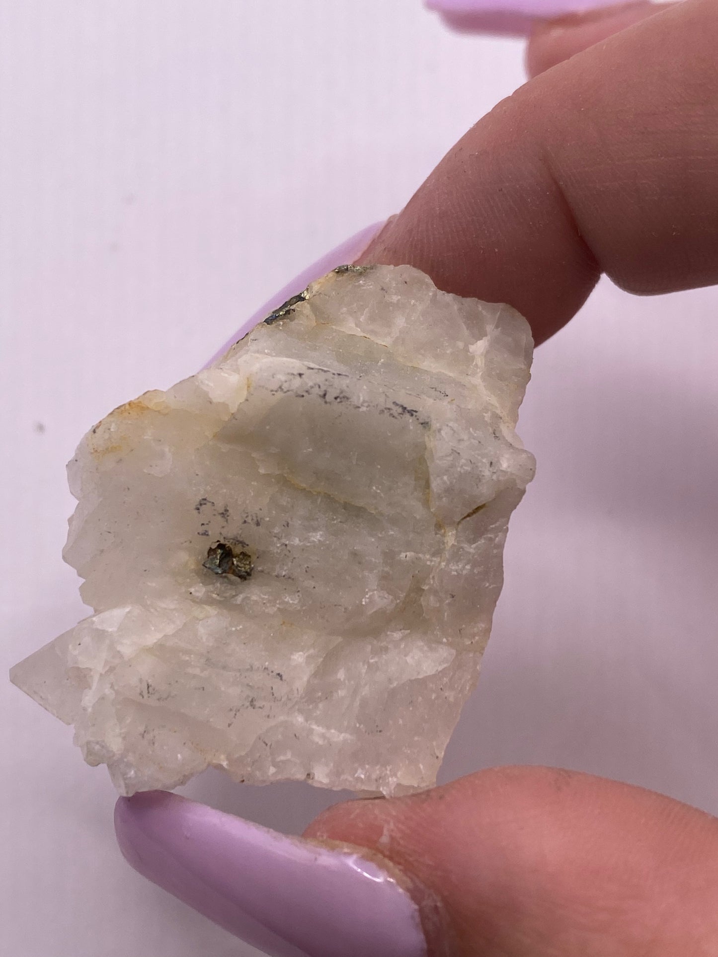 Ironised Quartz and Pyrite Cluster