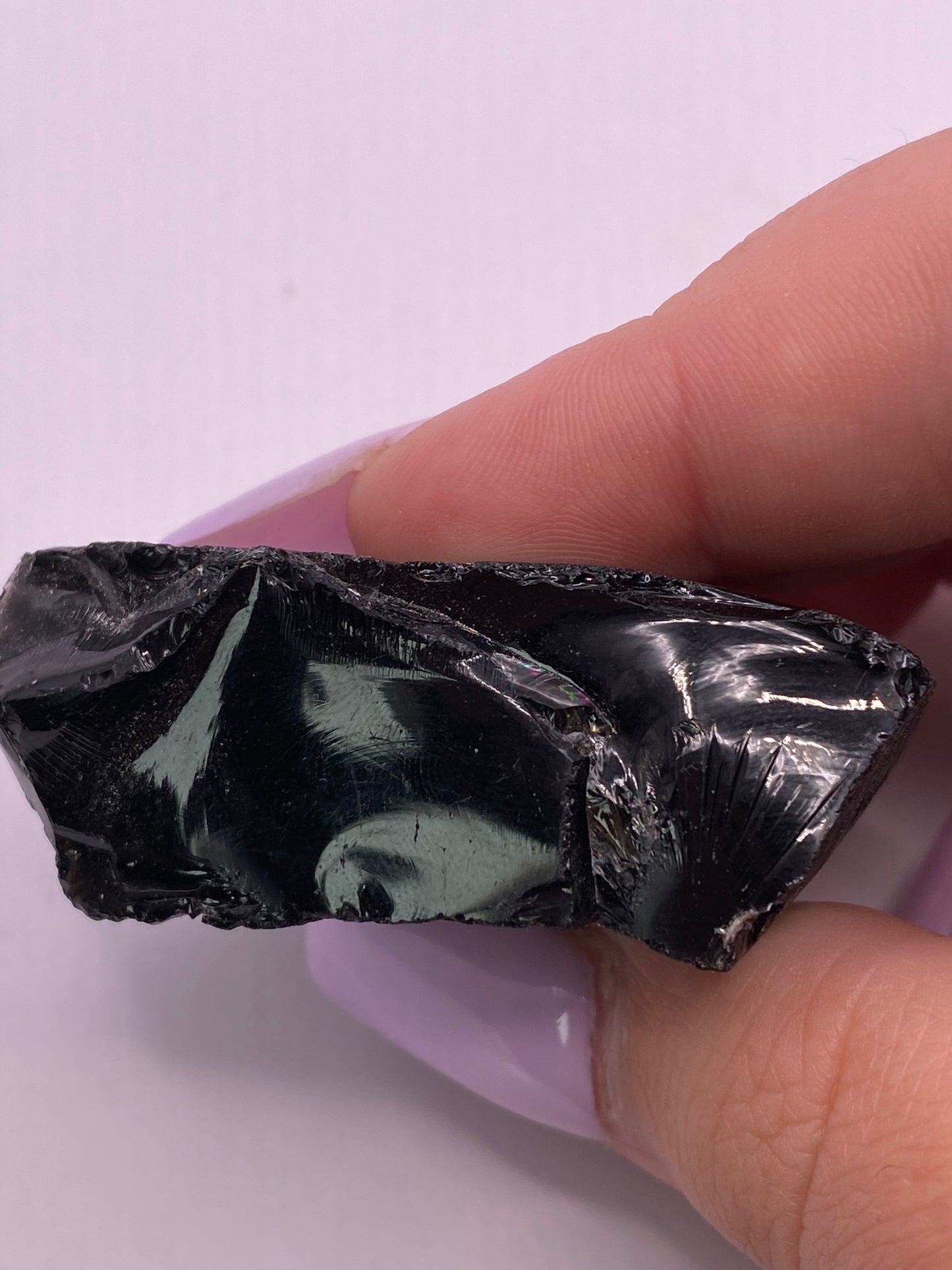 Raw/ Rough Black Obsidian