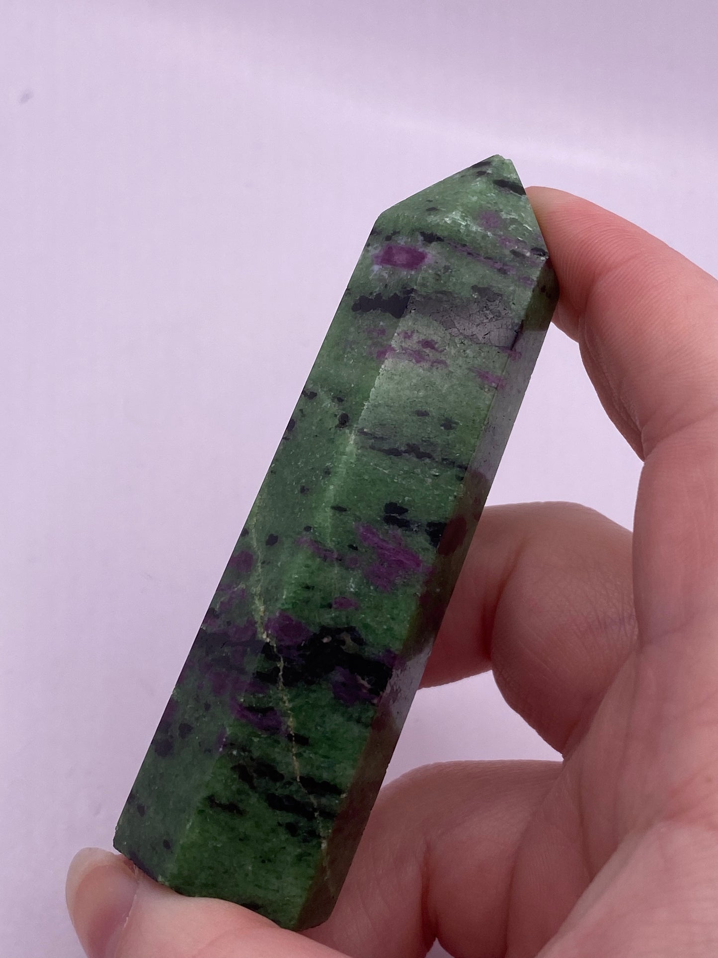 Ruby Zoisite Crystal Tower