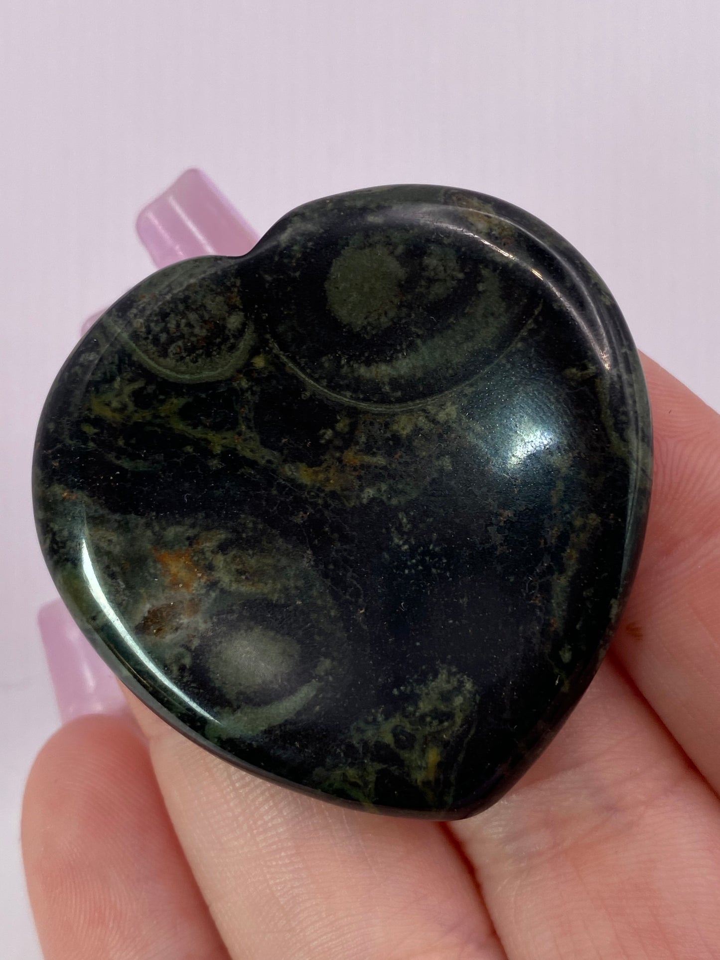 Kambaba Jasper Heart Worry Stone