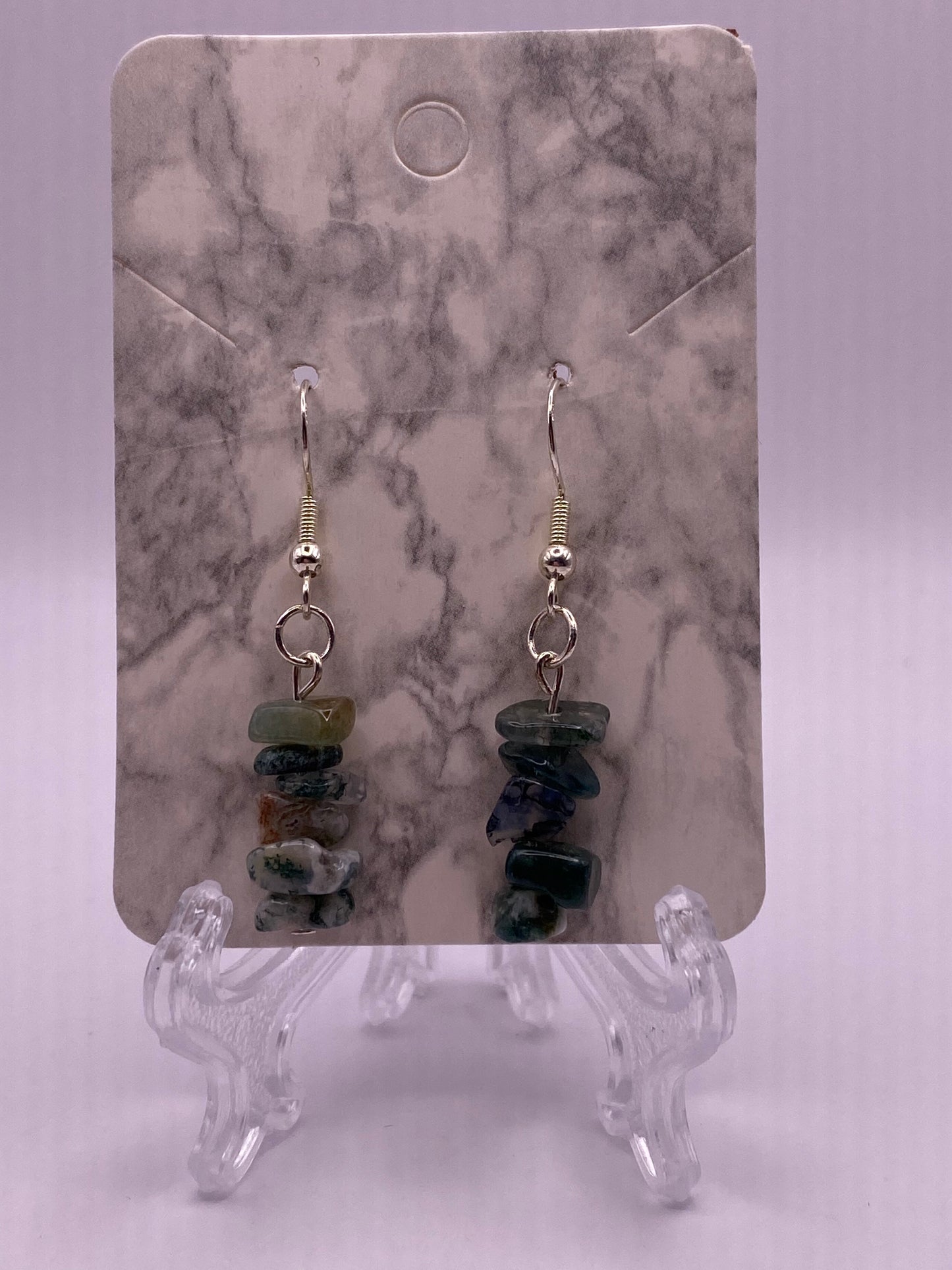 Moss Agate Earrings