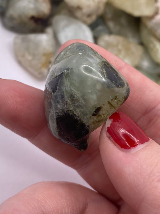 Epidote and Prehnite Tumble