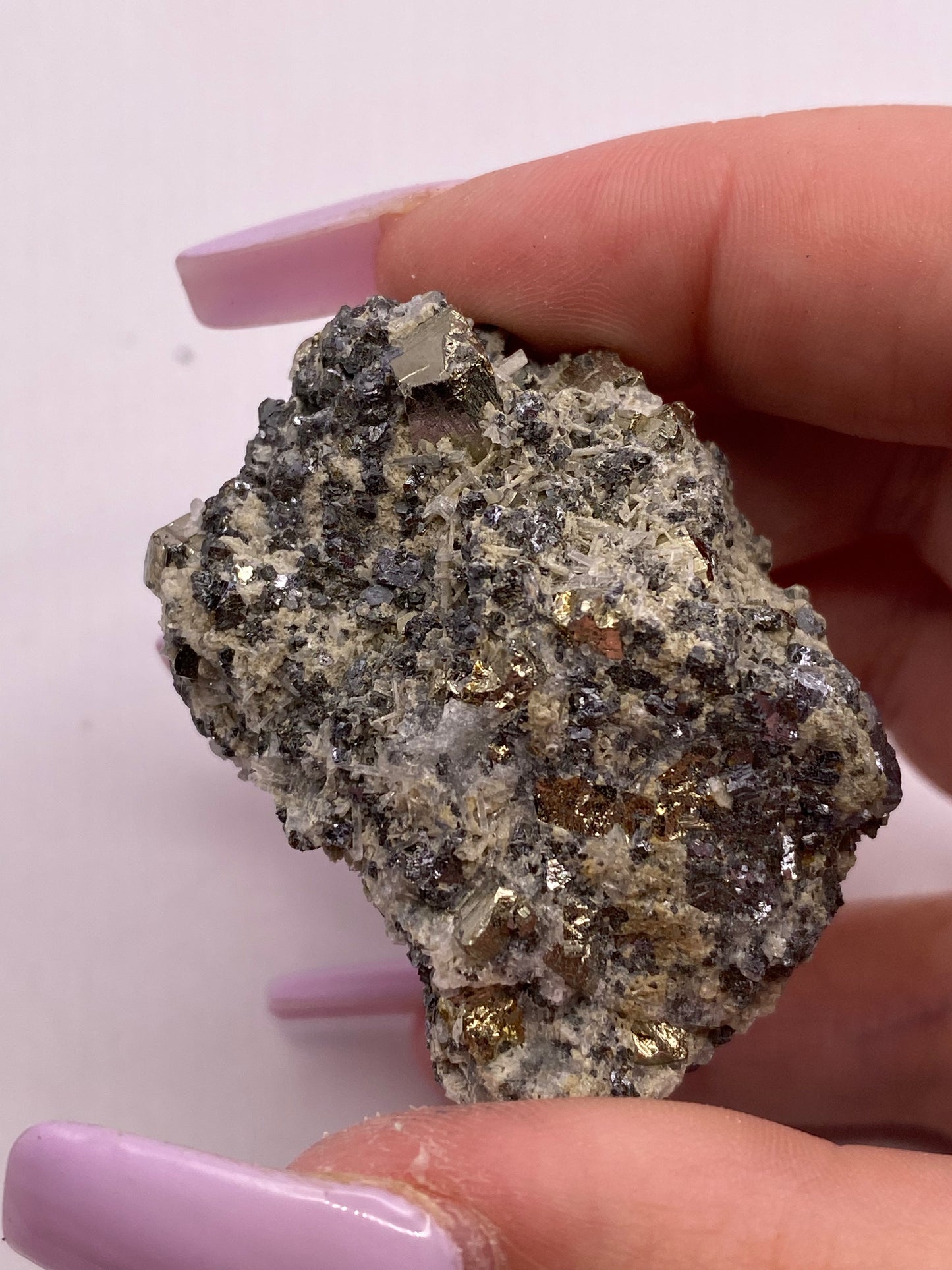 Quartz, Pyrite and Galena Cluster