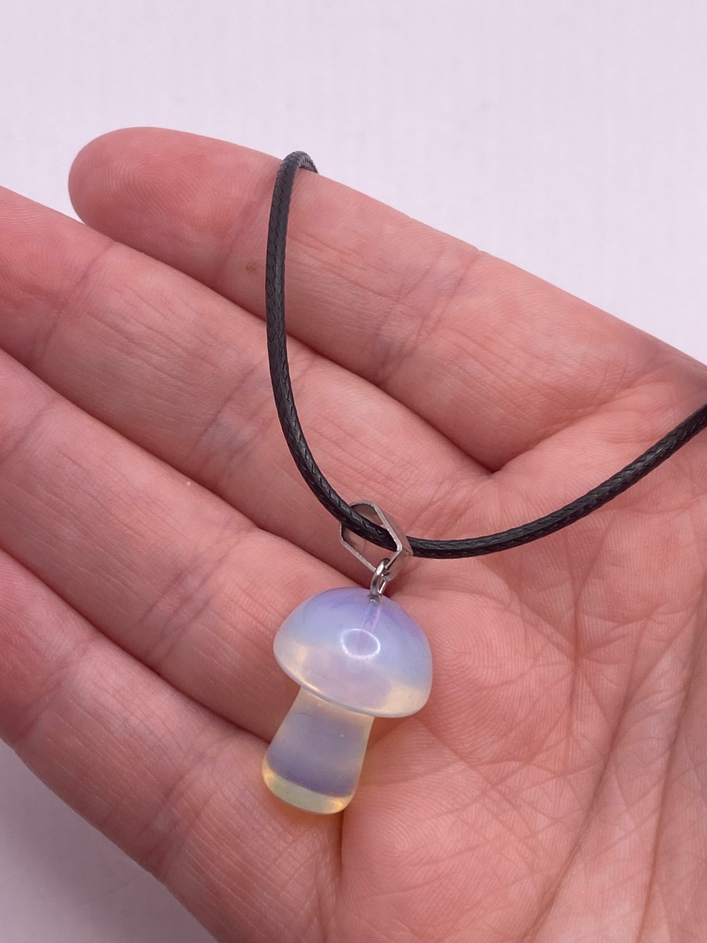 Opalite  Mushroom Necklace