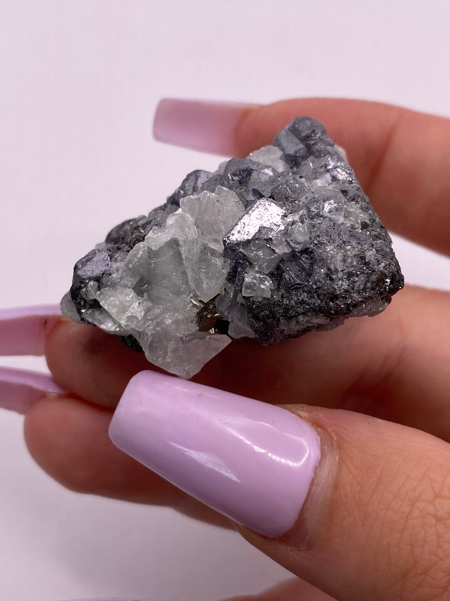 Galena and Calcite Cluster