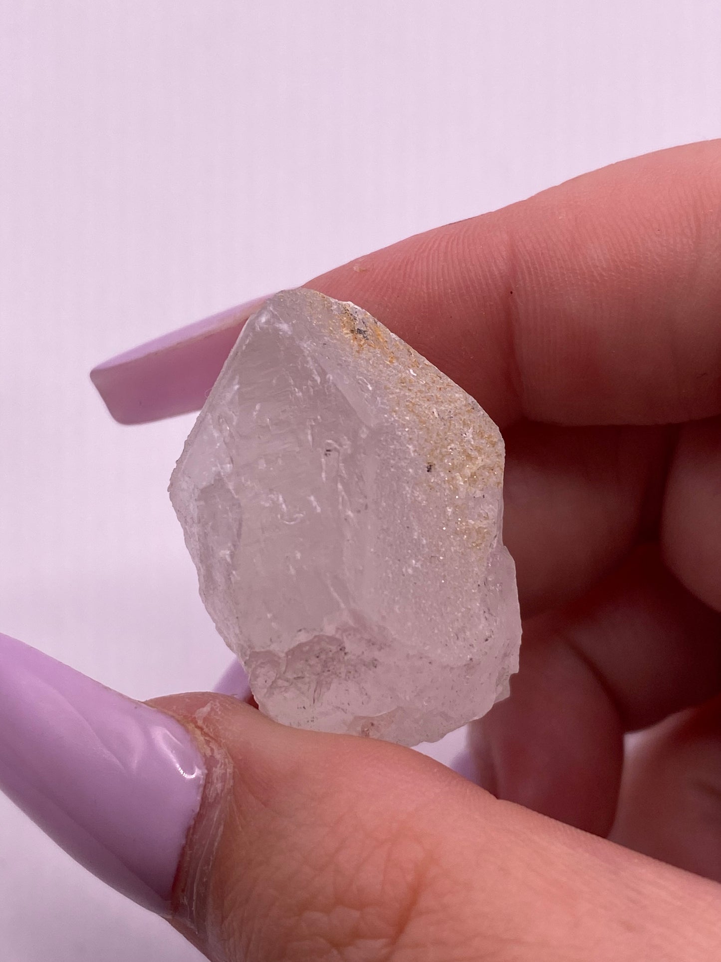 Quartz and Rhodochrosite Point.