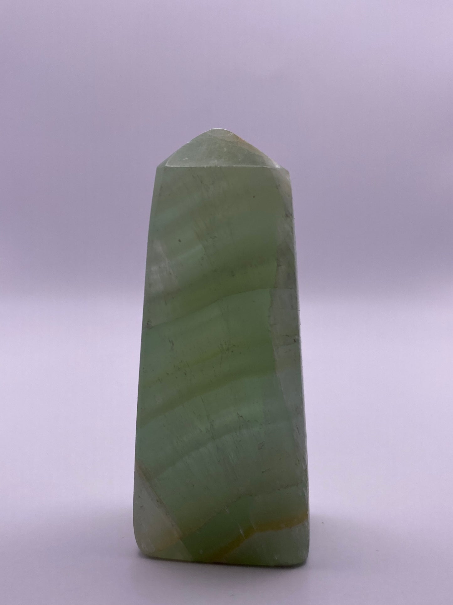 Pistachio Calcite Tower