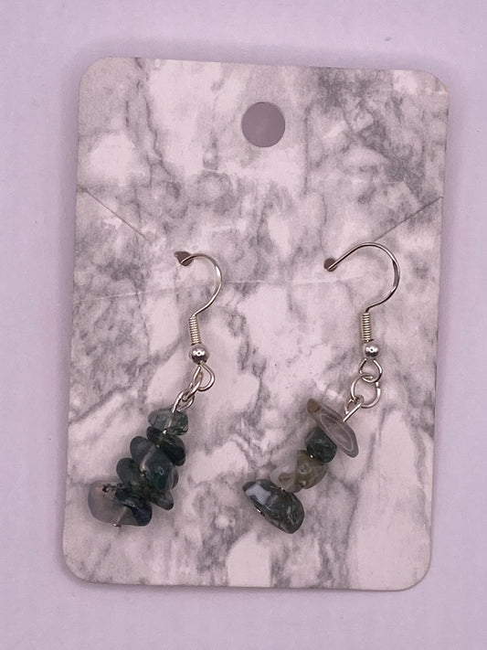 Moss Agate Earrings