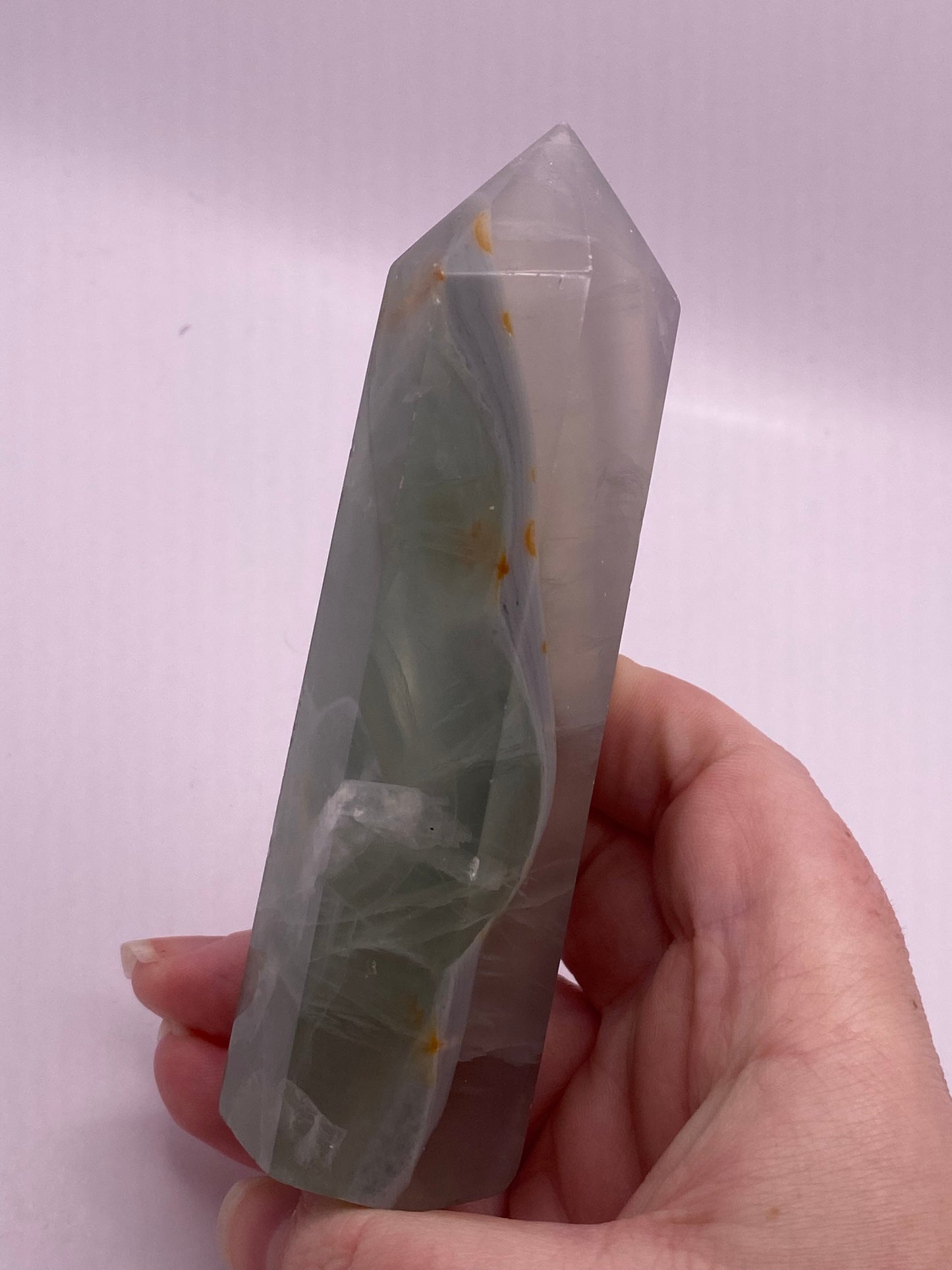 Large Green Fluorite Tower