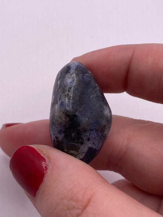 Dumortierite sodalite tumble