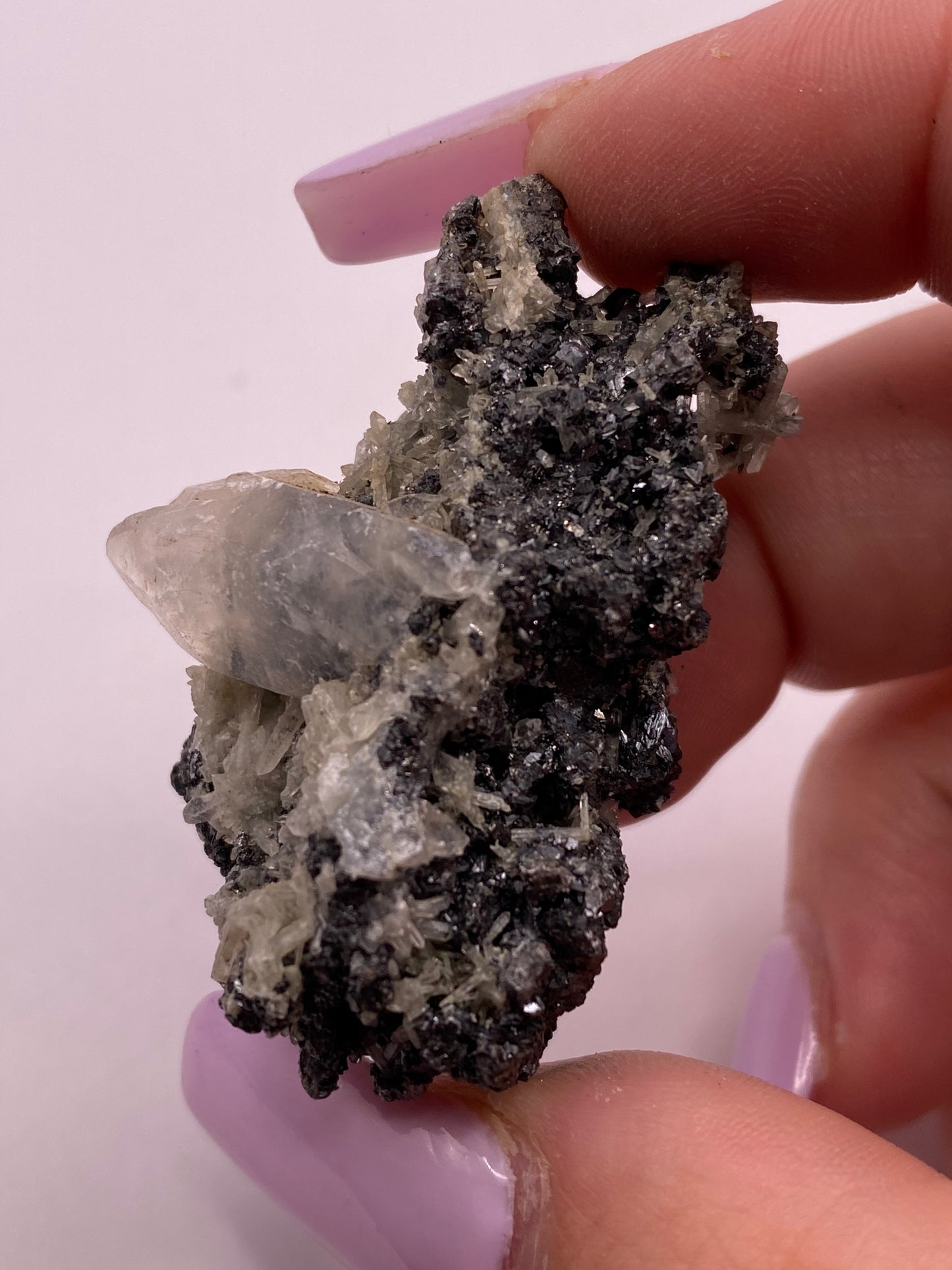 Calcite, Galena and Quartz Cluster