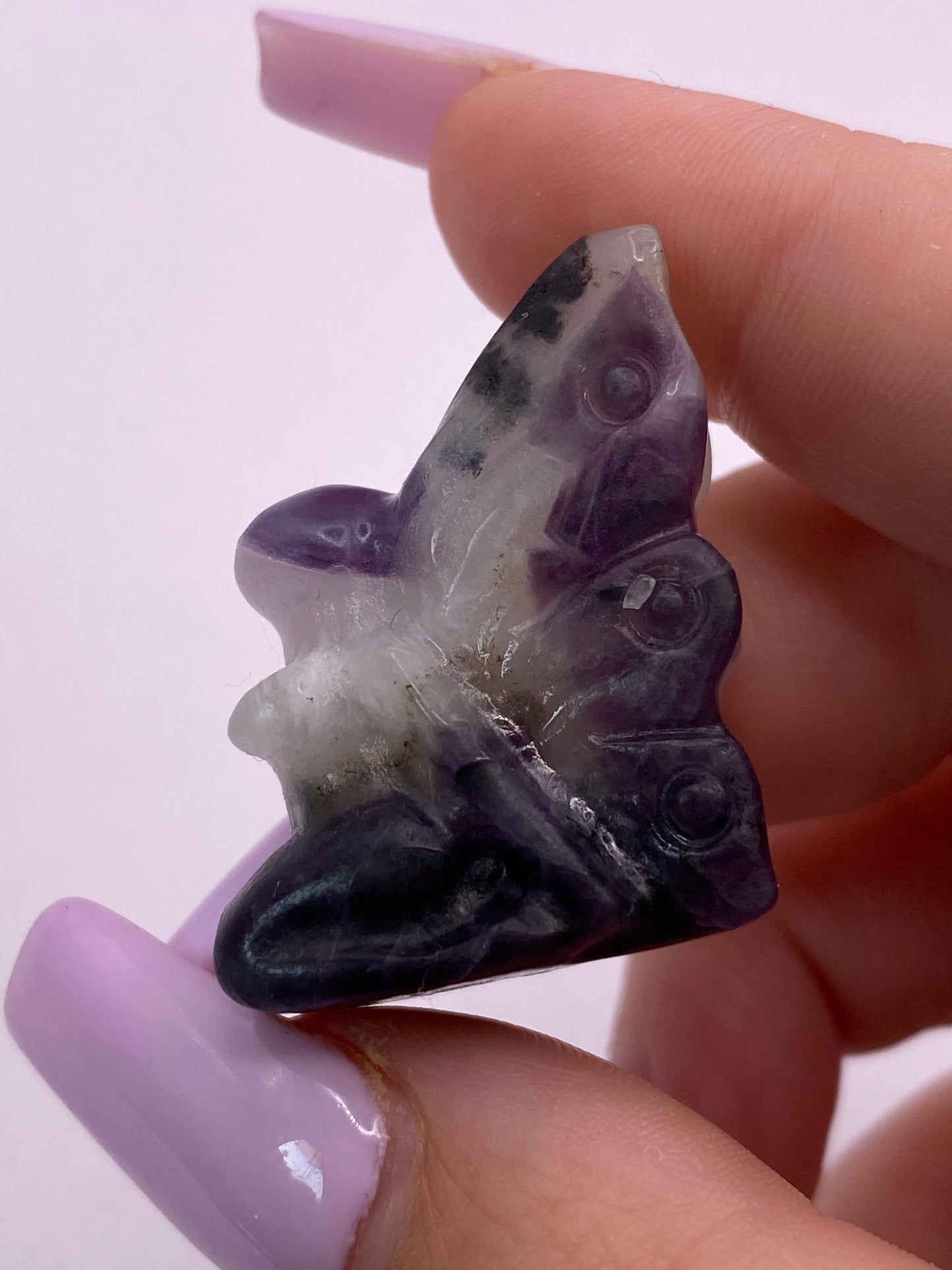 Purple Sphalerite Crystal Fairy