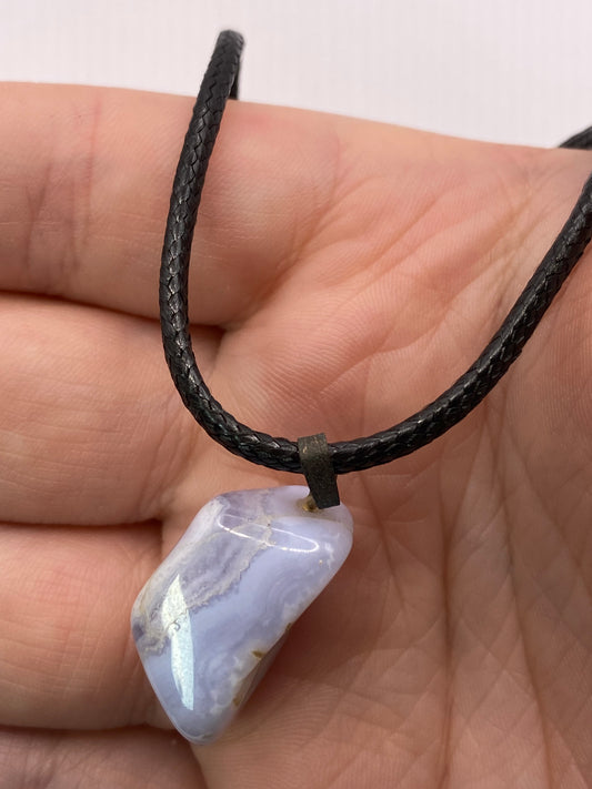 Blue Lace Agate Necklace