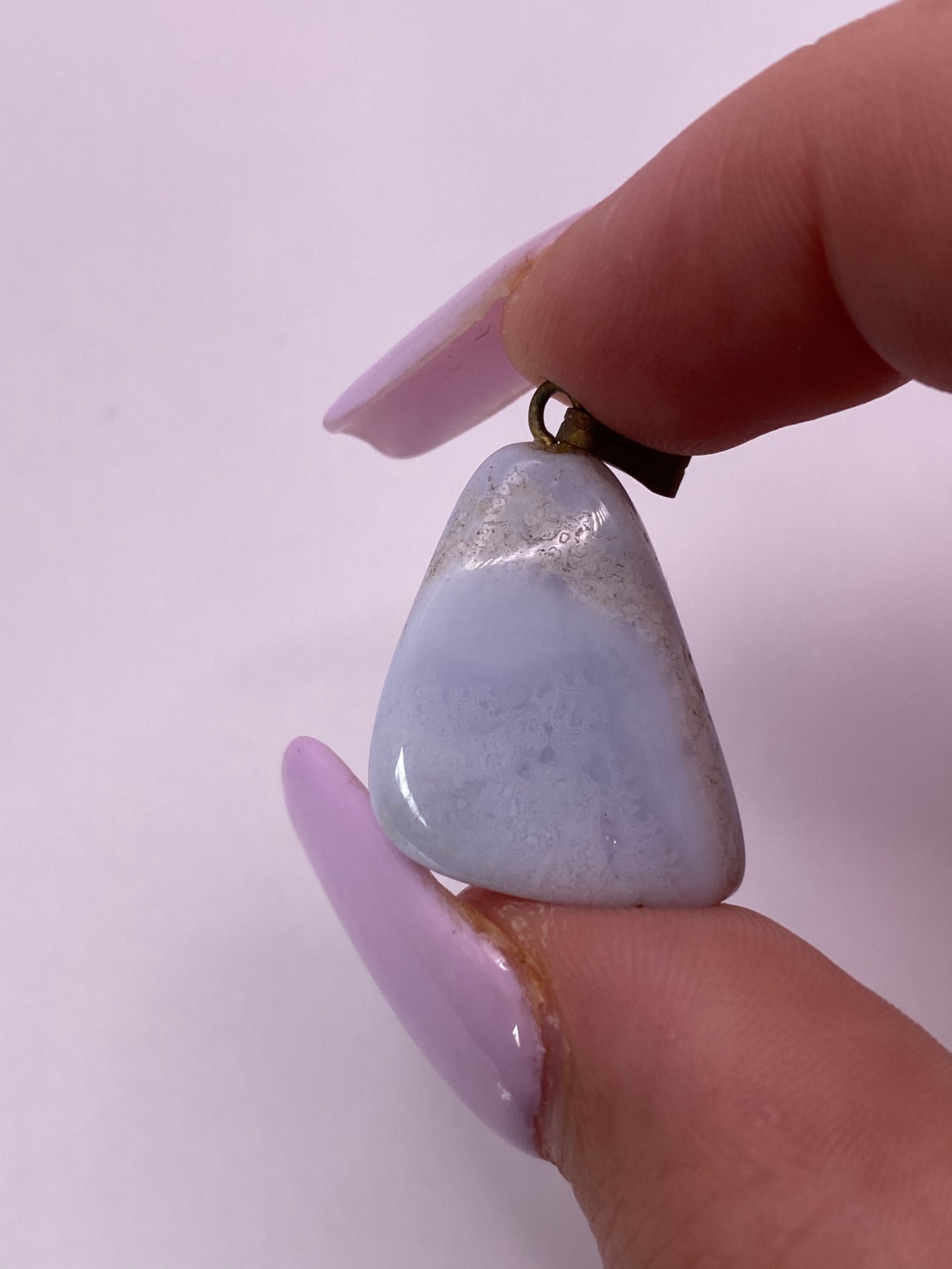 Blue Lace Agate Necklace