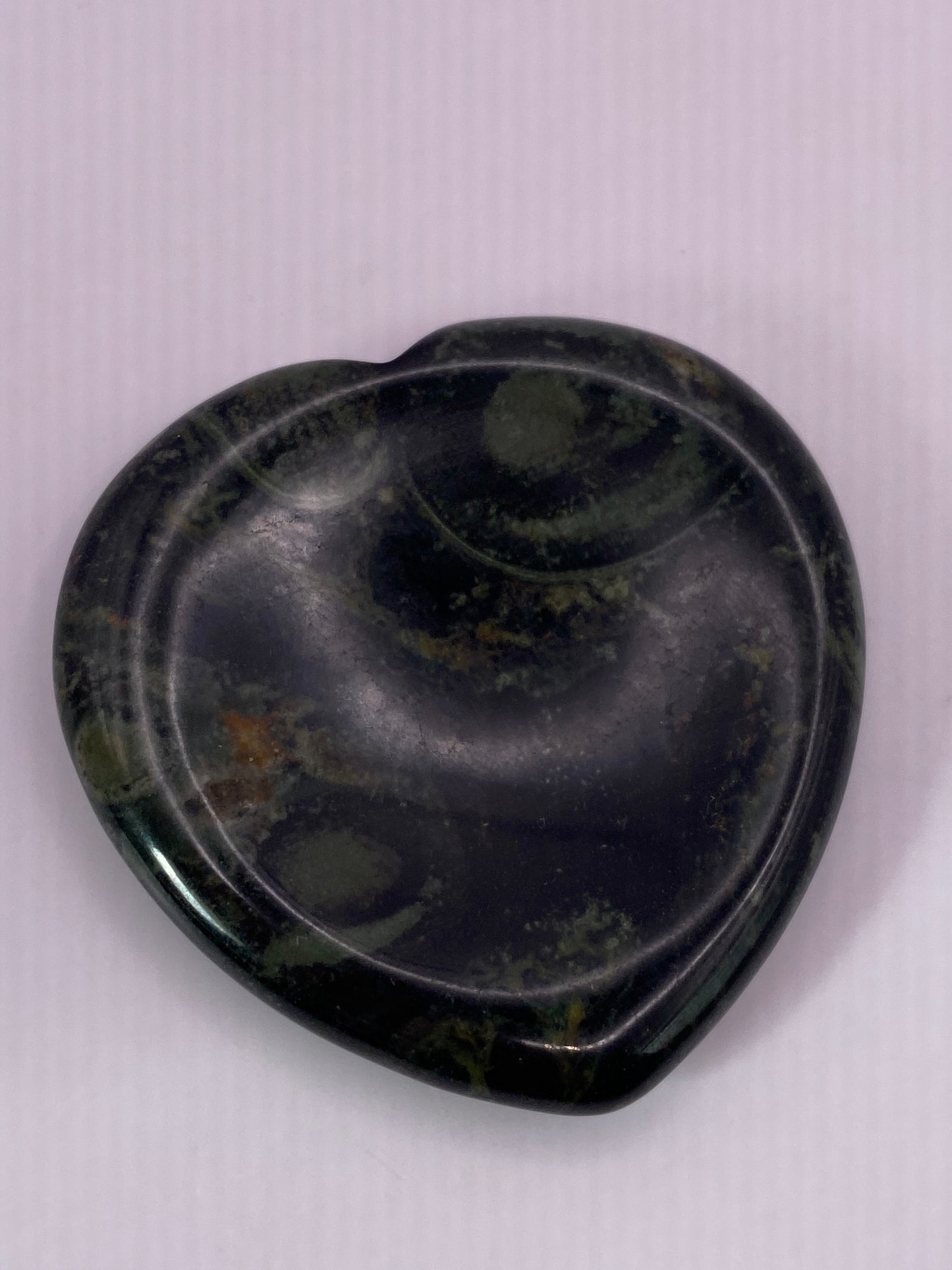 Kambaba Jasper Heart Worry Stone