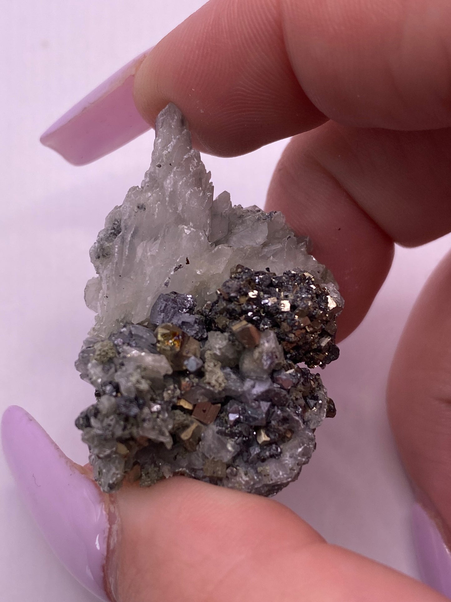 Calcite, Pyrite and Galena Cluster