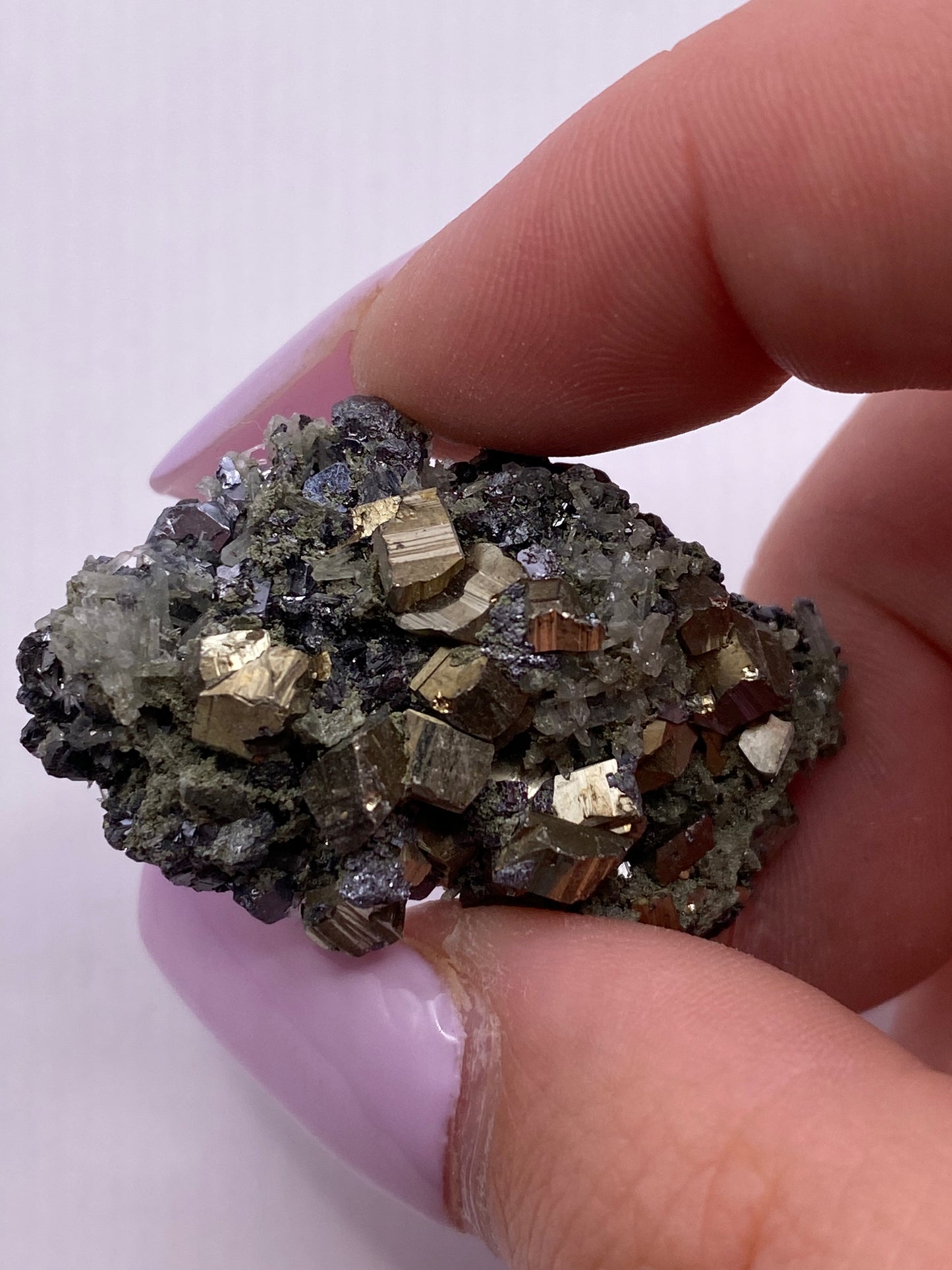 Pyrite, Quartz and Galena Cluster