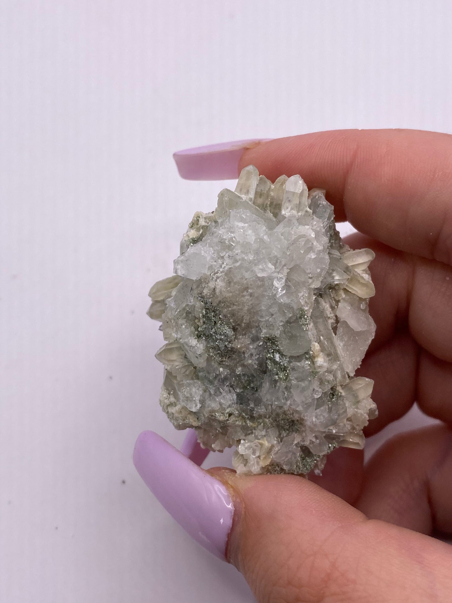 Frosty Sugar Quartz Cluster