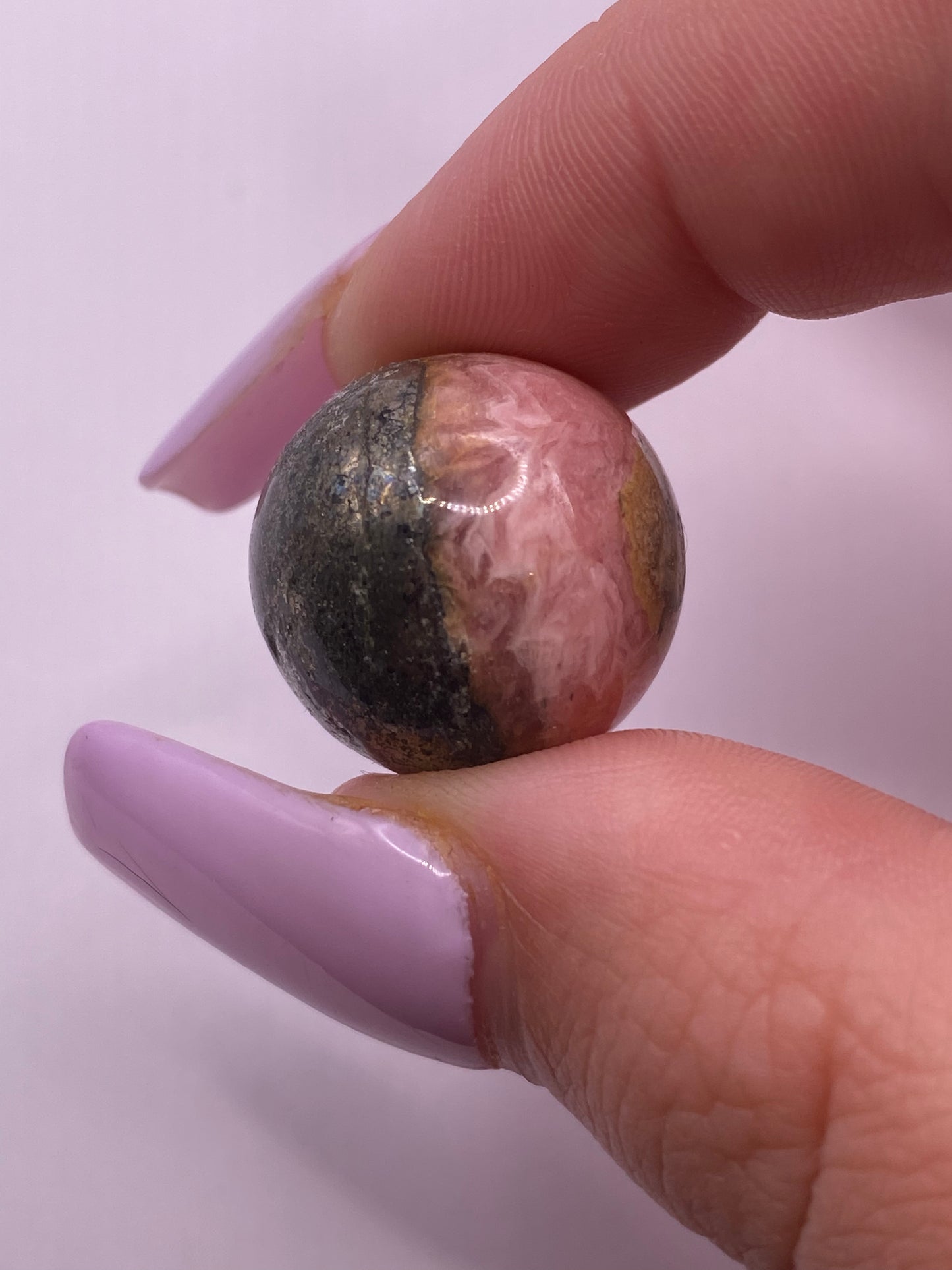 Rare Rhodochrosite Mini Sphere