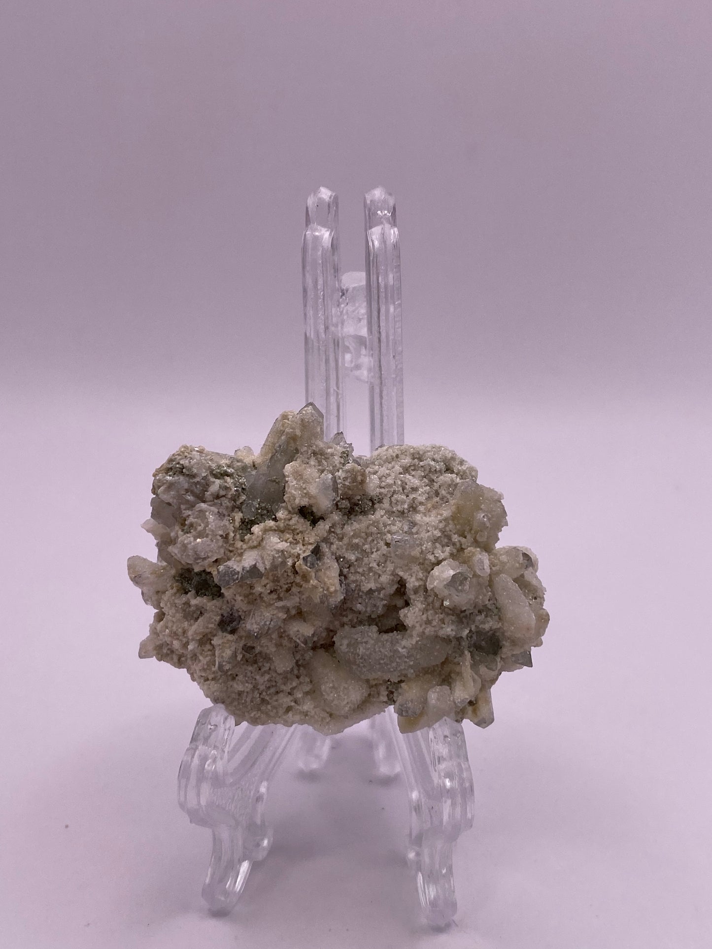 Frosty Sugar Quartz Cluster