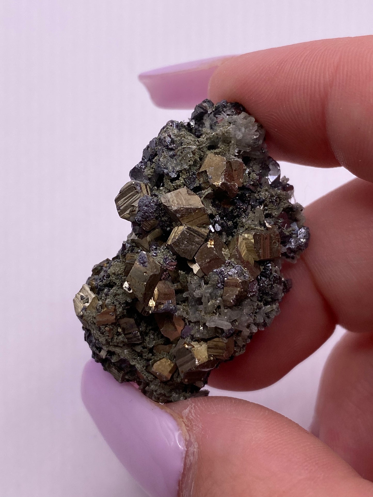 Pyrite, Quartz and Galena Cluster