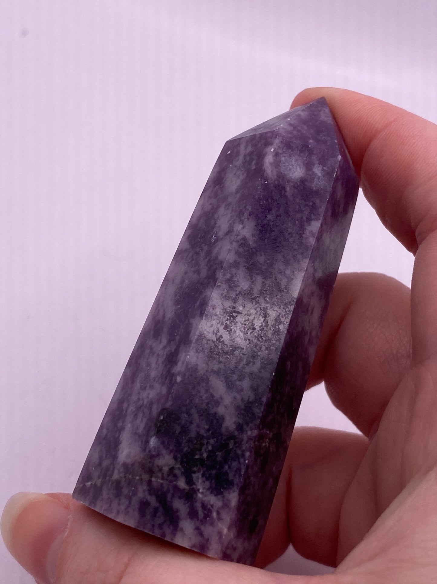 Lepidolite Crystal Tower