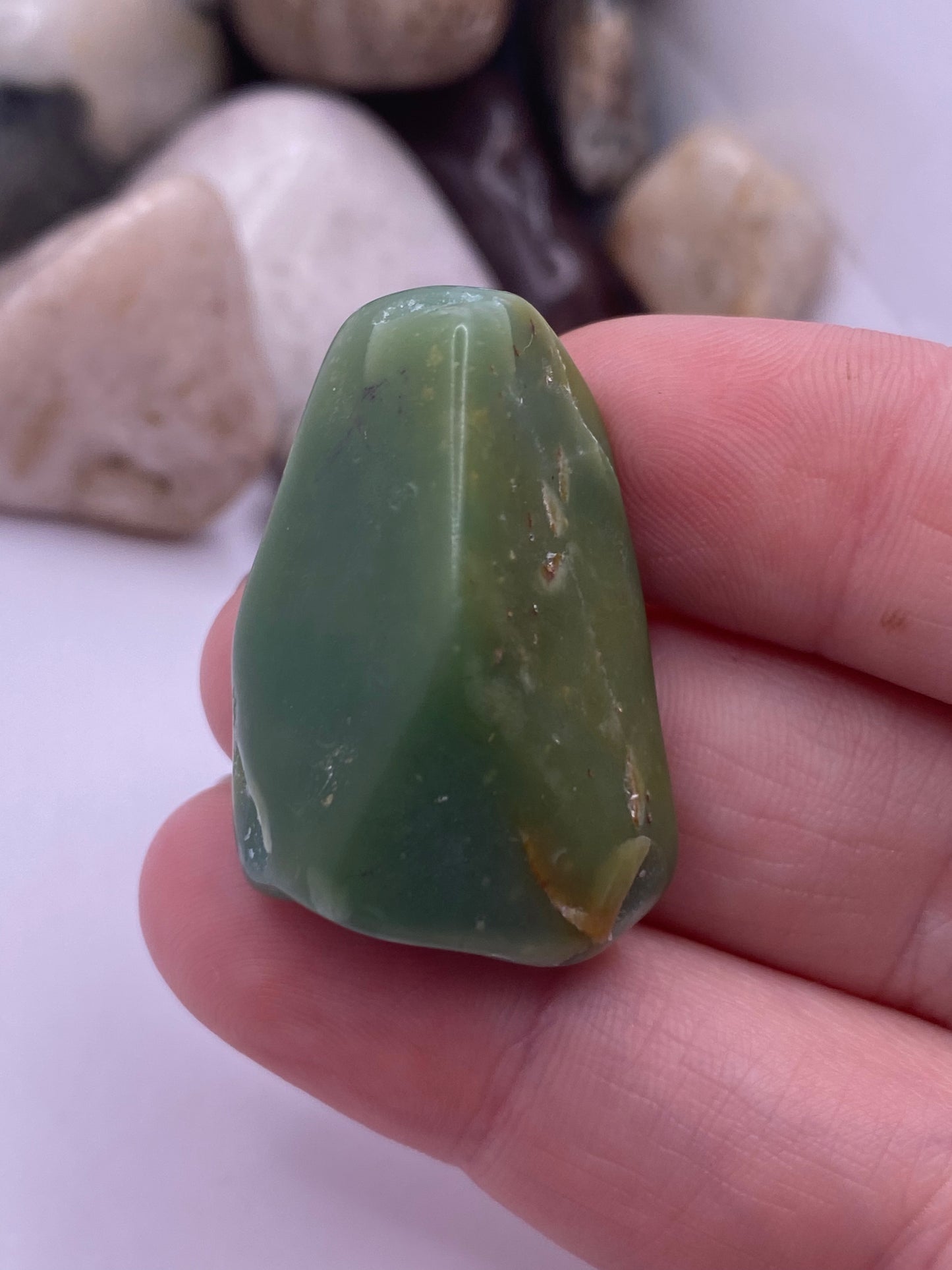 Chrysoprase tumble