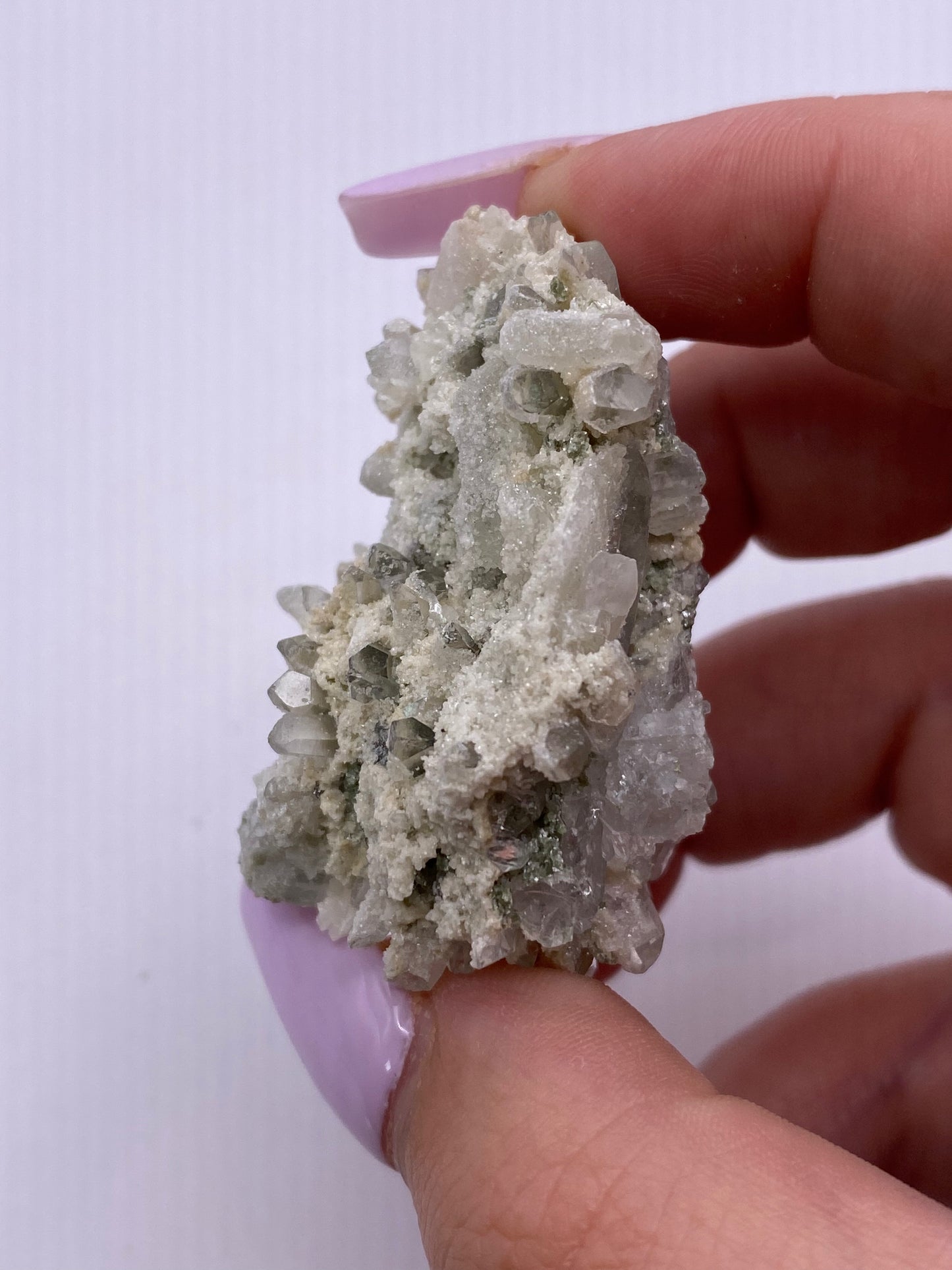 Frosty Sugar Quartz Cluster