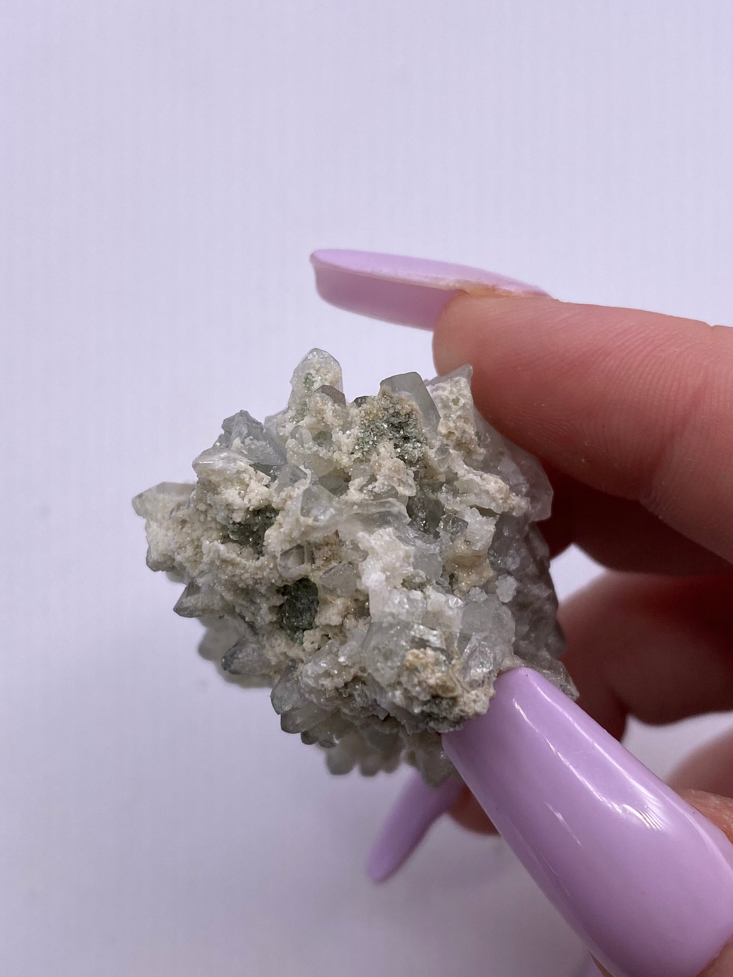 Frosty Sugar Quartz Cluster