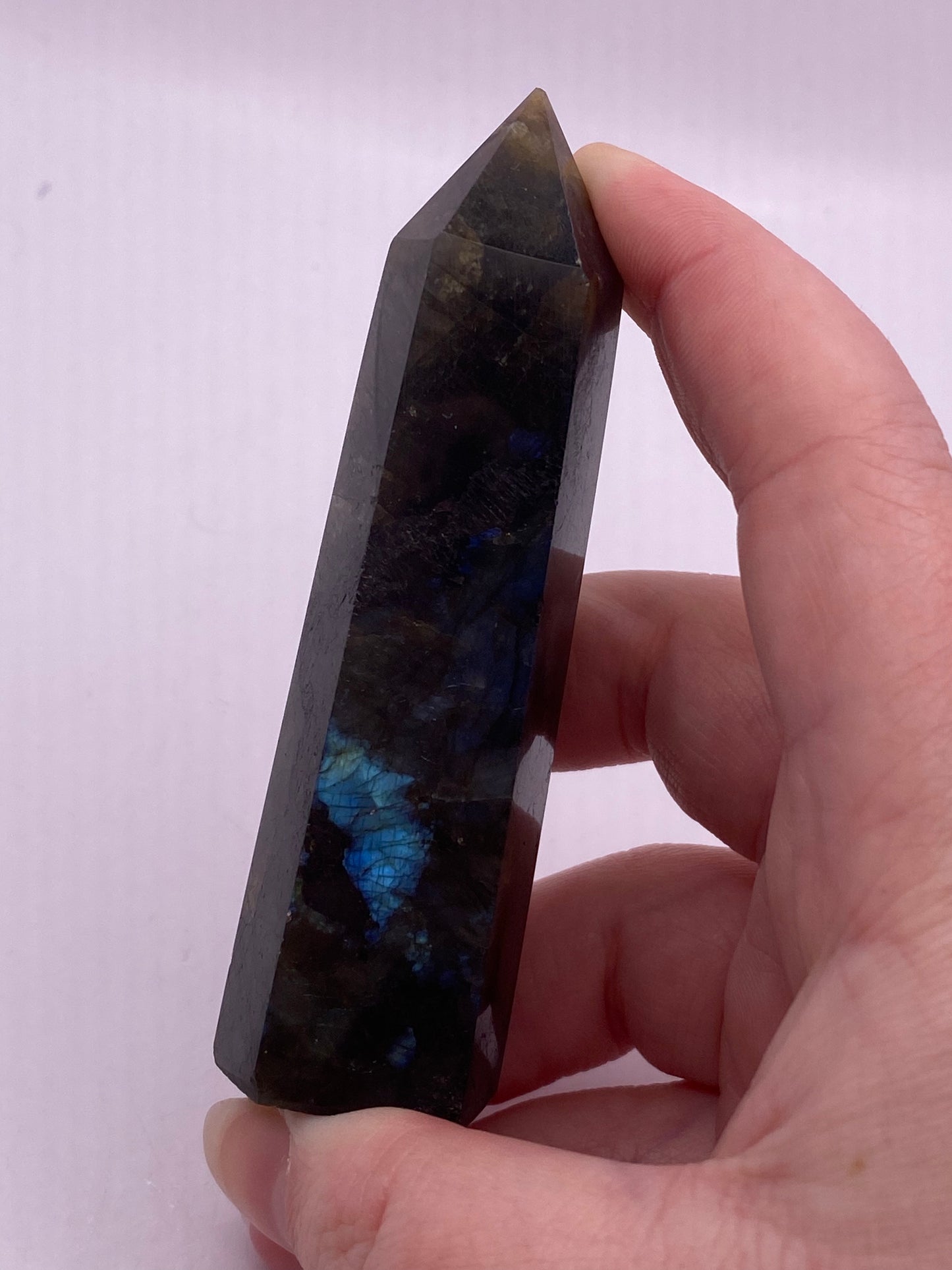 Flashy Labradorite tower