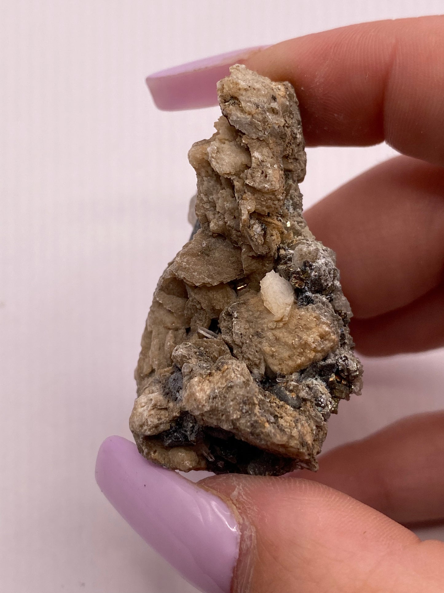 Quartz, Calcite, Pyrite and Galena Cluster