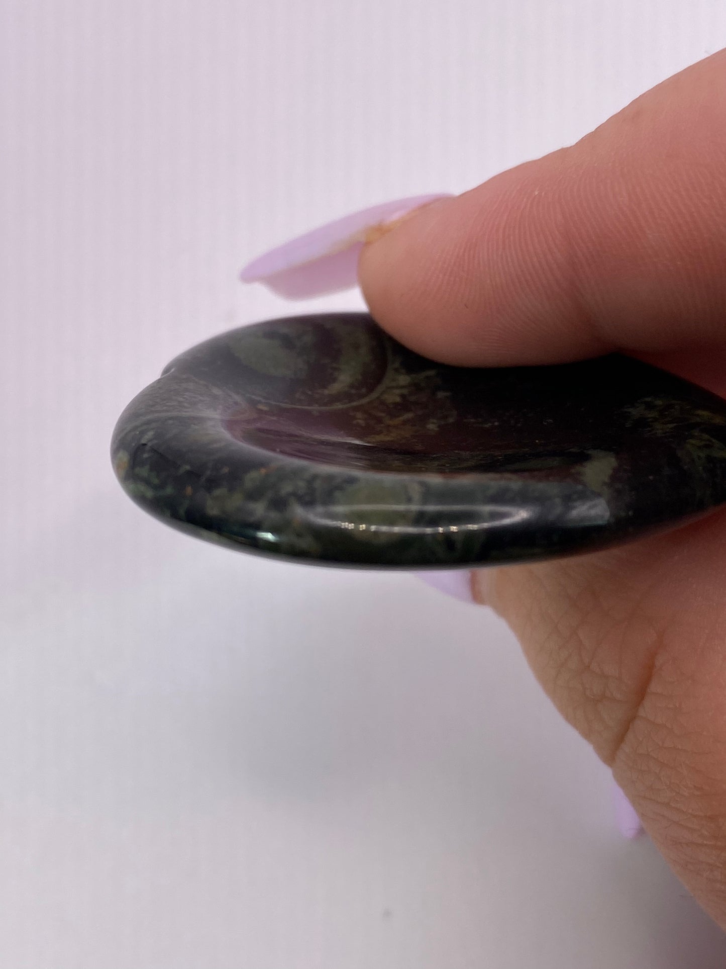 Kambaba Jasper Heart Worry Stone