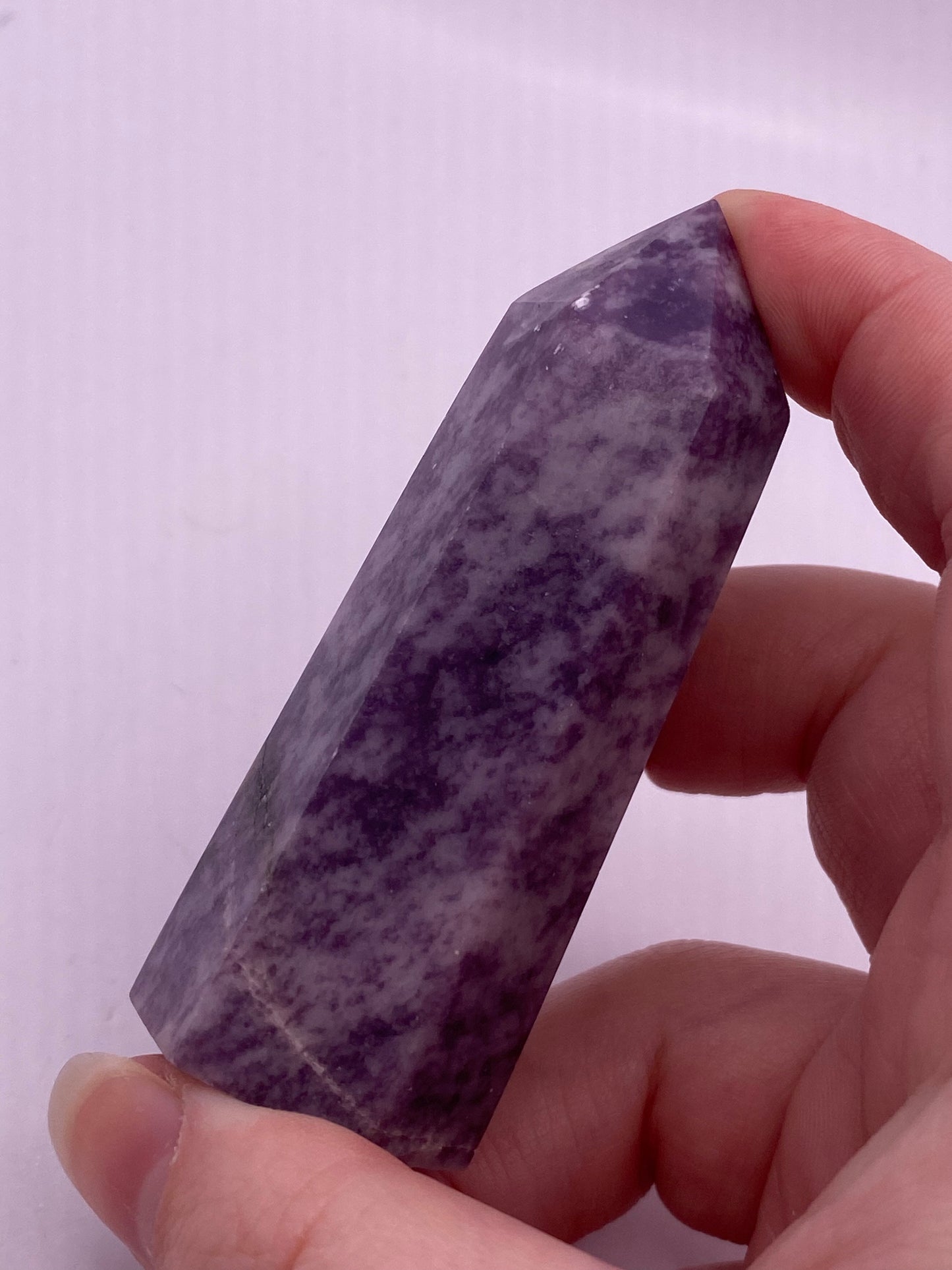 Lepidolite Crystal Tower